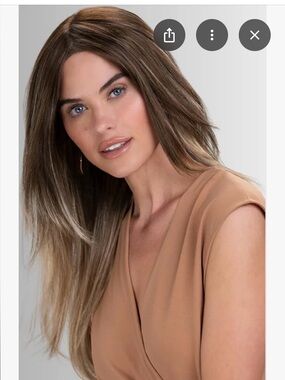 Jon Renau Zara lite color Fawn synthetic long Blonde/Brown wig new with tags